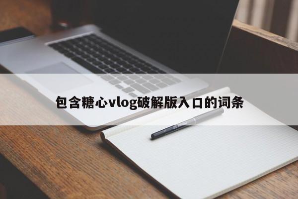 包含糖心vlog破解版入口的词条