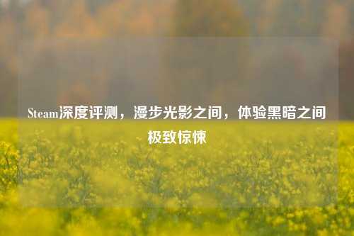 Steam深度评测，漫步光影之间，体验黑暗之间极致惊悚