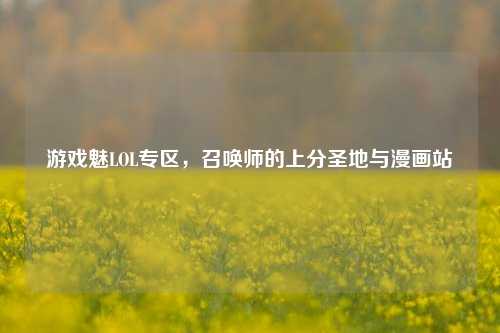 游戏魅LOL专区，召唤师的上分圣地与漫画站